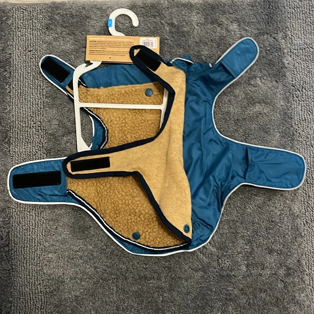 Dog Coat Arcadia Trail 3-in-1 Multiwear Coat in Teal/Gray/Navy size S NEW!